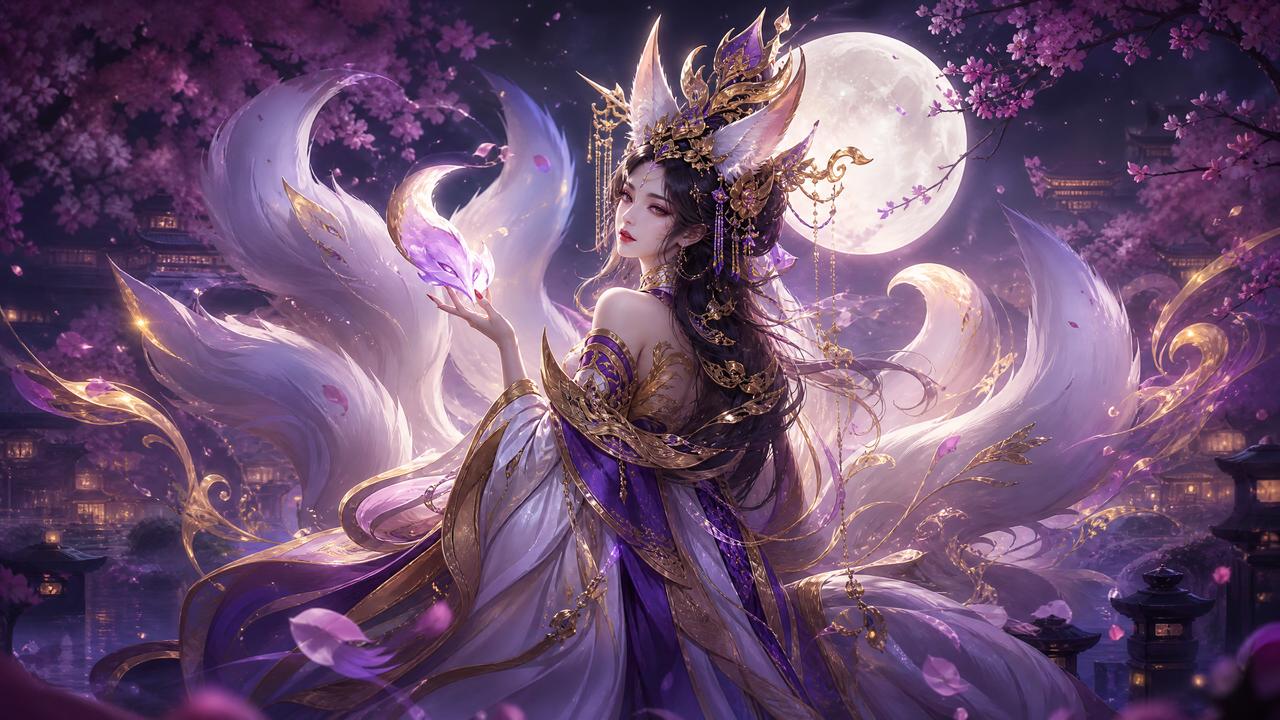 溏心 溏心英雄联盟九尾妖狐最新皮肤视频展示与解说